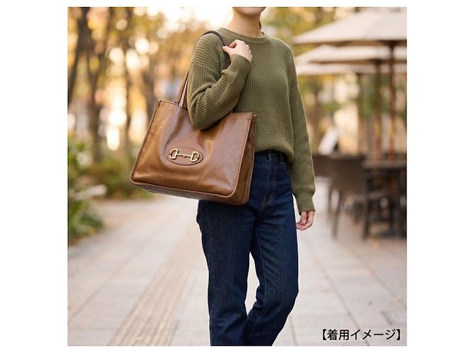 Saco Tote Gucci Horsebit 1955 - vista 13