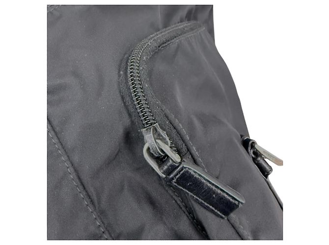 Borsa a tracolla Prada in nylon nero - vista 14
