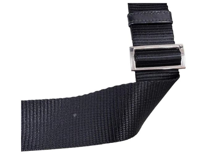 Borsa a tracolla Prada in nylon nero - vista 15
