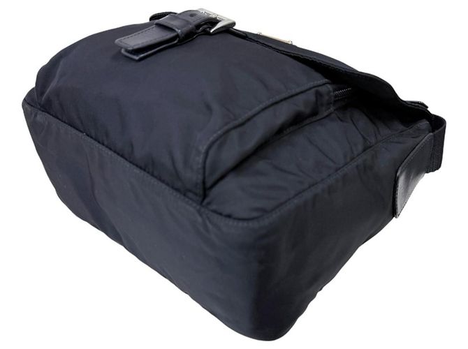 Borsa a tracolla Prada in nylon nero - vista 6