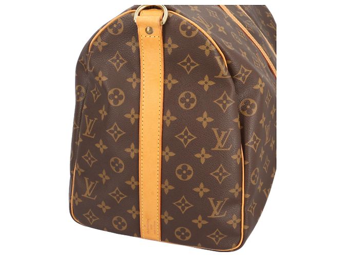 mala Louis Vuitton Keepall 50 Bandoulière Monogram - vista 8