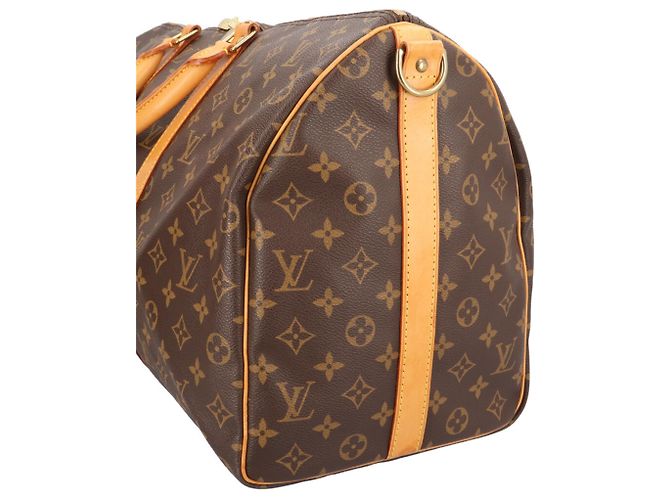 mala Louis Vuitton Keepall 50 Bandoulière Monogram - vista 9