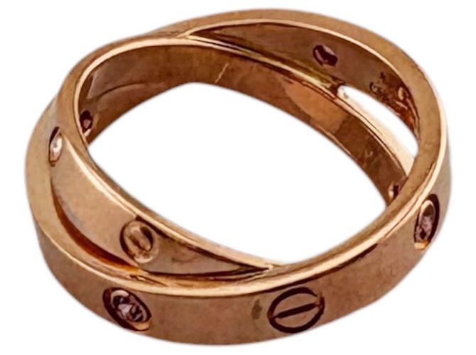 Anello Cartier Bee Love in oro rosa 18K - vista 5