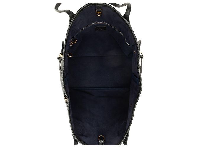 Louis Vuitton Black Monogram Giant Empreinte Neverfull MM - vista 4