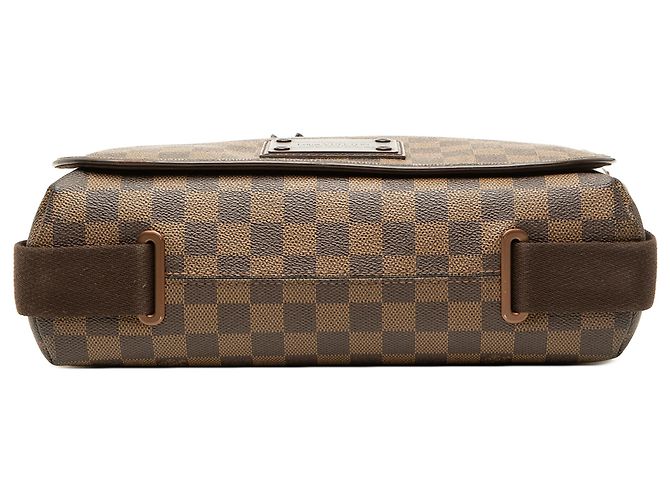 Louis Vuitton Brown Damier Ebene Brooklyn MM - vista 3