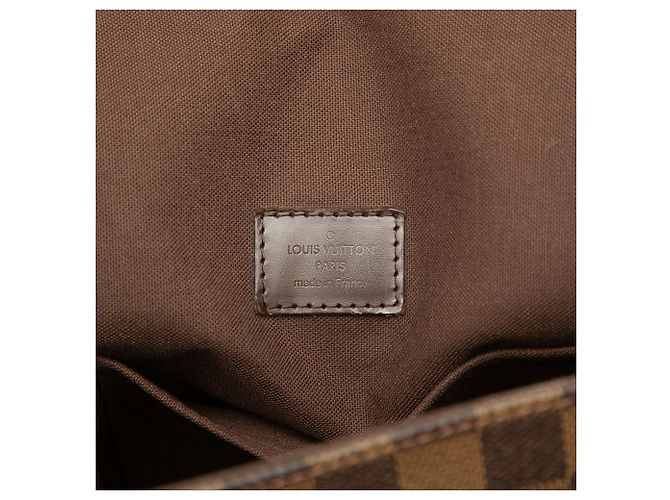 Louis Vuitton Brown Damier Ebene Brooklyn MM - vista 5