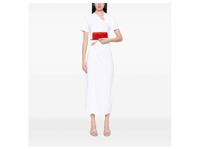 Carteira Continental Prada Red Vitello Move Zip Around - vista 6