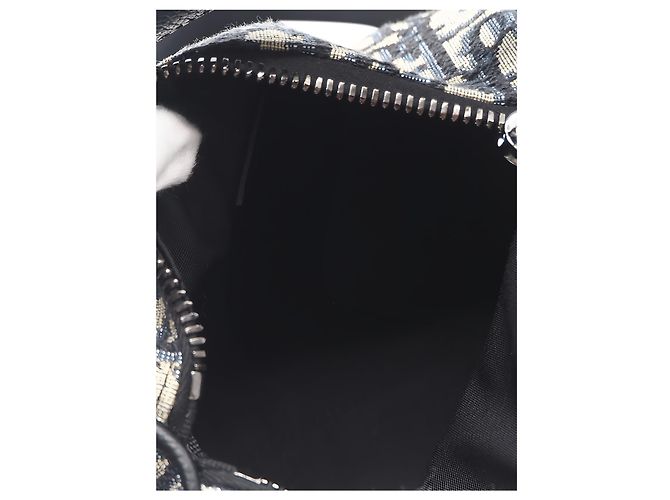 Sac Roller Messenger Mini en toile Oblique bleue Dior - vue 3