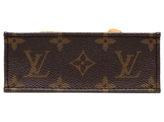 Louis Vuitton Brown Monogram Petit Sac Plat - vista 3