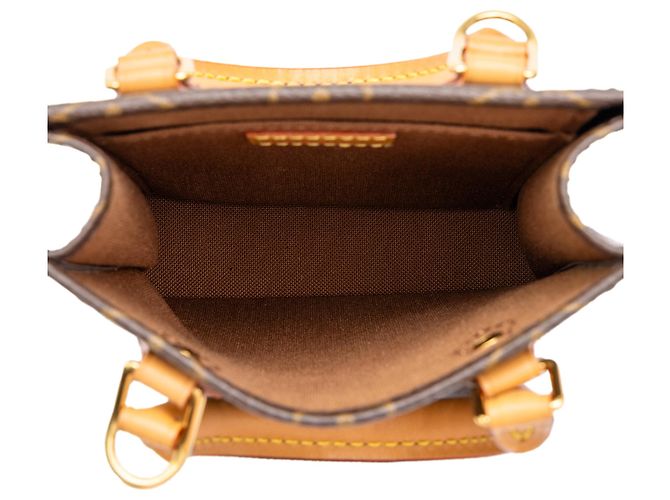 Louis Vuitton Brown Monogram Petit Sac Plat - vista 4
