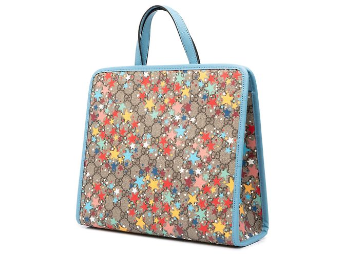 Gucci GG Supreme Star Tote für Kinder Beige - Ansicht 2