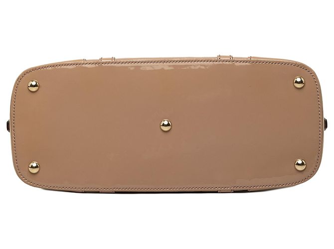 Gucci Beige Small Microguccissima Patent Nice Satchel - view 3