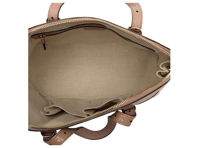 Gucci Beige Small Microguccissima Patent Nice Satchel - view 4
