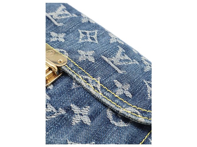 Louis Vuitton Blue Monogram Denim Gürteltasche - Ansicht 12