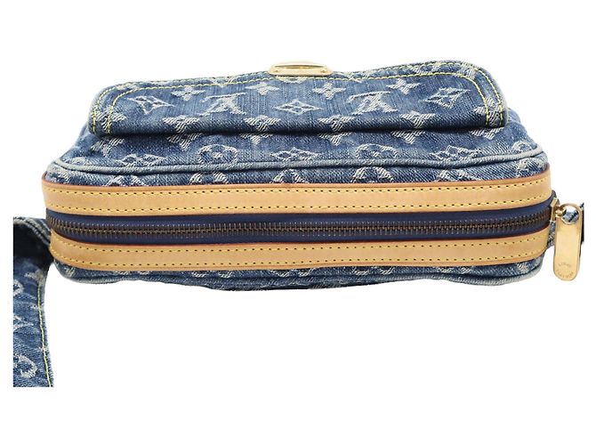 Louis Vuitton Blue Monogram Denim Gürteltasche - Ansicht 13