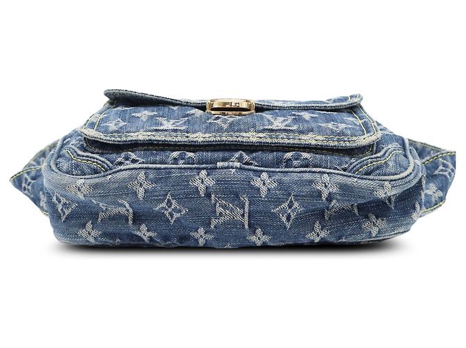 Louis Vuitton Blue Monogram Denim Gürteltasche - Ansicht 2