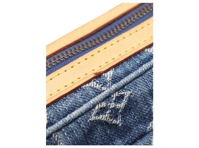 Louis Vuitton Blue Monogram Denim Gürteltasche - Ansicht 5