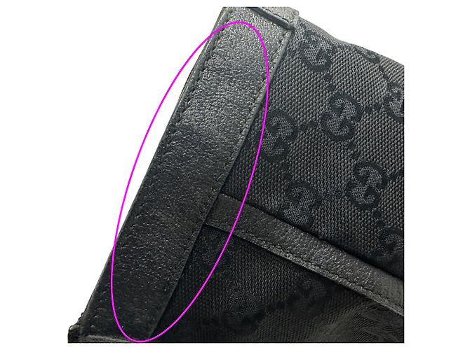 Borsa a mano Gucci da donna in tela GG nera - vista 12
