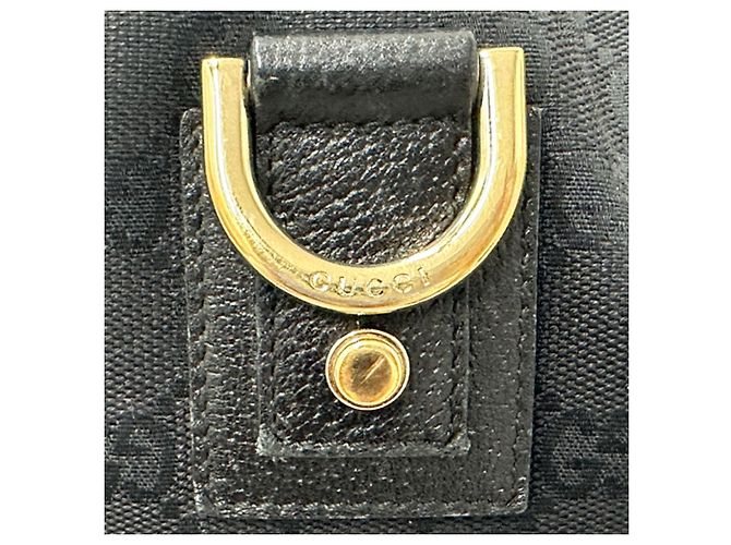 Borsa a mano Gucci da donna in tela GG nera - vista 8