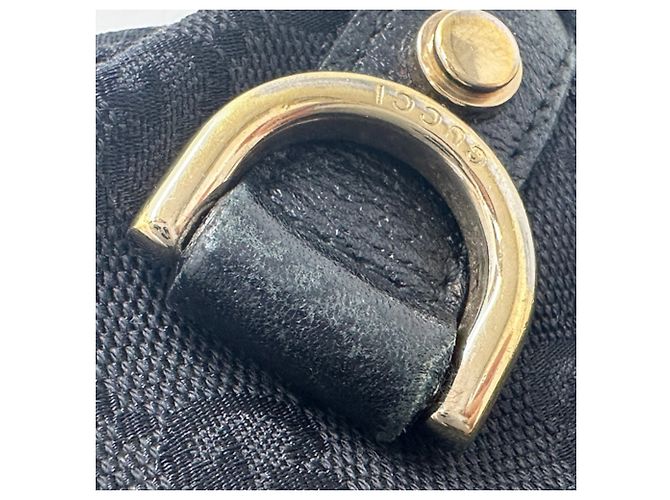 Borsa a mano Gucci da donna in tela GG nera - vista 9