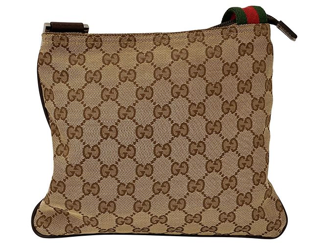 Bolsa Gucci GG Canvas Brown - vista 2
