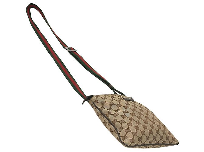 Bolsa Gucci GG Canvas Brown - vista 4