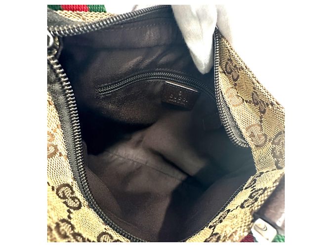 Bolsa Gucci GG Canvas Brown - vista 5