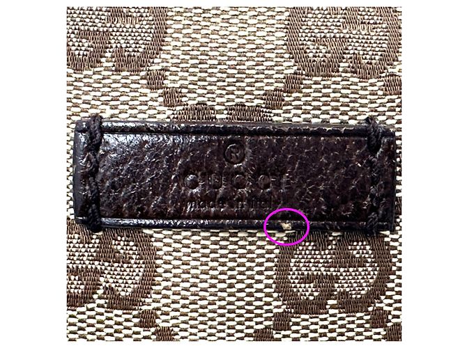 Bolsa Gucci GG Canvas Brown - vista 7