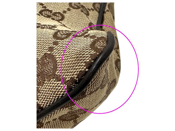 Bolsa Gucci GG Canvas Brown - vista 8