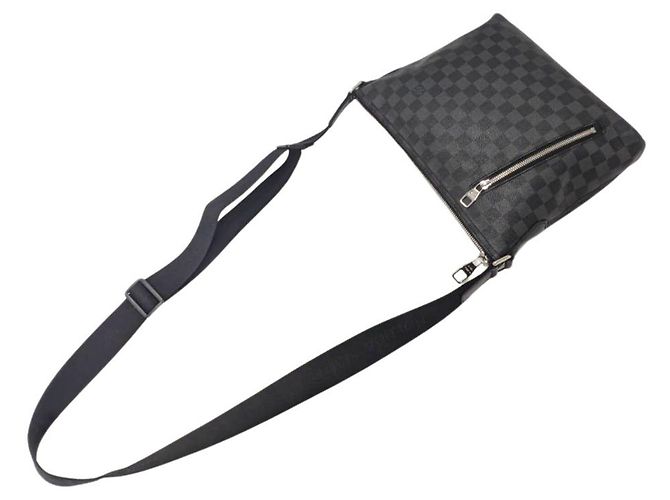 Borsa a tracolla Louis Vuitton Damier Graphite - vista 7