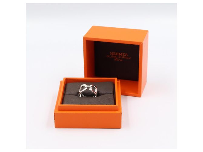 Ring Hermès Bague anneau Hermes Everchaine d'Ancre - vue 7