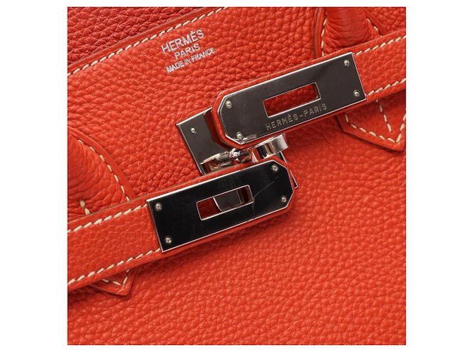 Hermès Borsa Hermes Birkin 30 Sanguine - vista 10