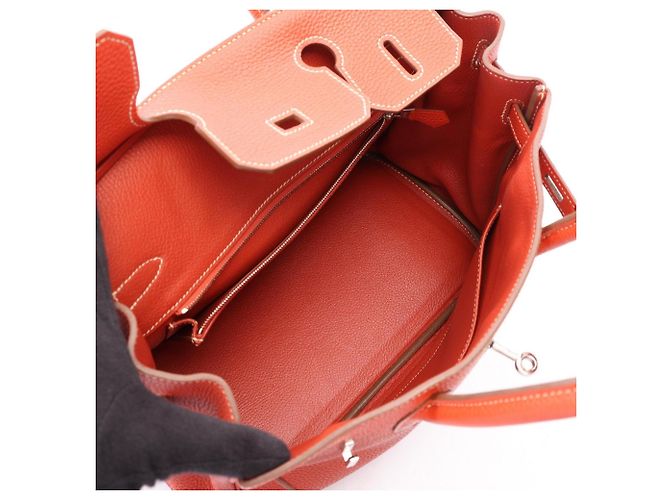 Hermès Borsa Hermes Birkin 30 Sanguine - vista 3
