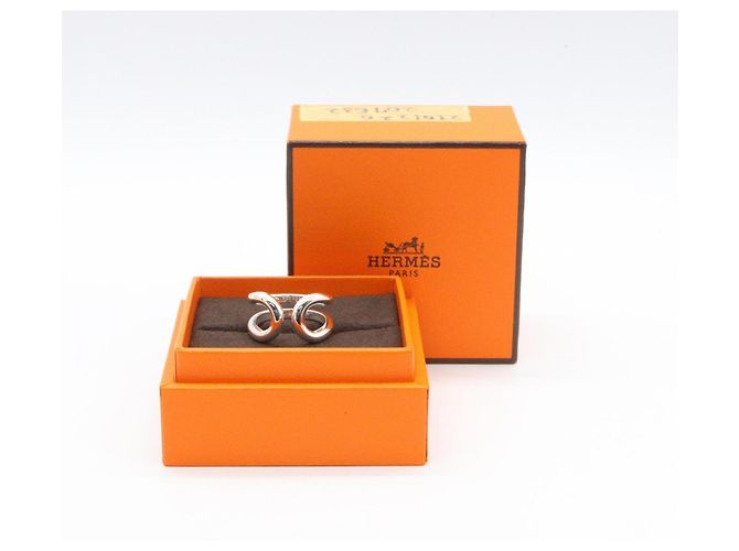 Ring Hermès Anillo Banda Hermes Lima en Plata Esterlina - vista 7