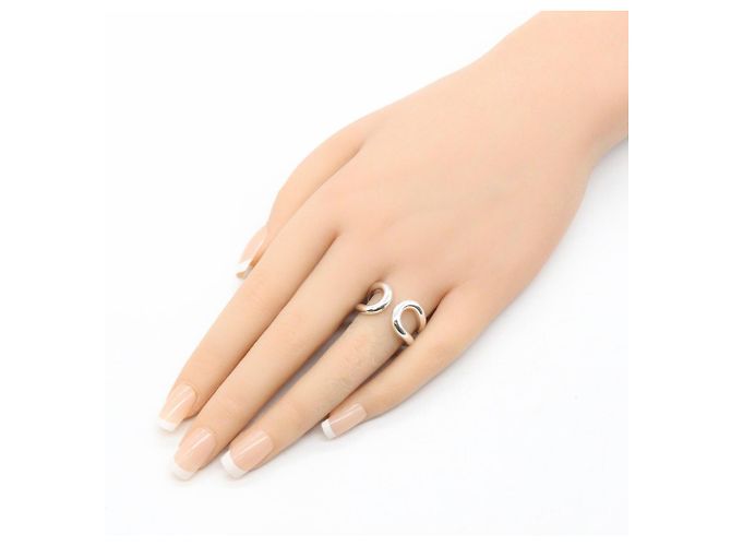 Ring Hermès Anillo Banda Hermes Lima en Plata Esterlina - vista 8