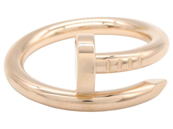 Anello a fascia Cartier Juste un Clou in oro rosa 18K - vista 2
