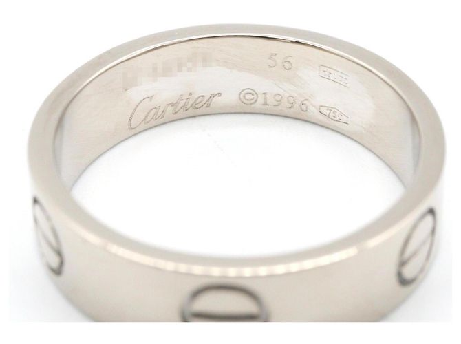 Anello Cartier Love in oro bianco 18K - vista 3