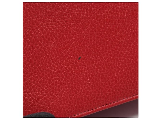 Sac à épaule Gucci Interlocking G en cuir rouge - vue 5
