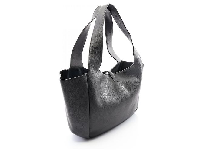 Borsa Tote Yves Saint Laurent in pelle nera - vista 2