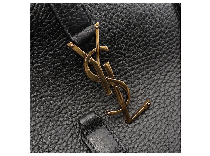 Borsa Tote Yves Saint Laurent in pelle nera - vista 6