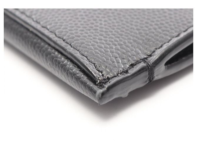 Borsa a pochette in pelle nera Yves Saint Laurent - vista 6