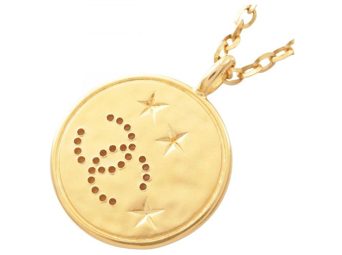 Collar de moneda Chanel Coco Mark Star - vista 2