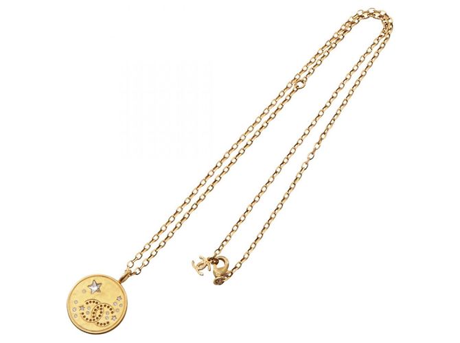 Collar de moneda Chanel Coco Mark Star - vista 3