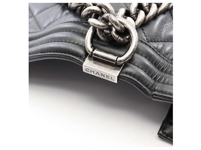 Le Boy Bolsa de Ombro/Mão Chanel Boy Large Matelassé - vista 11
