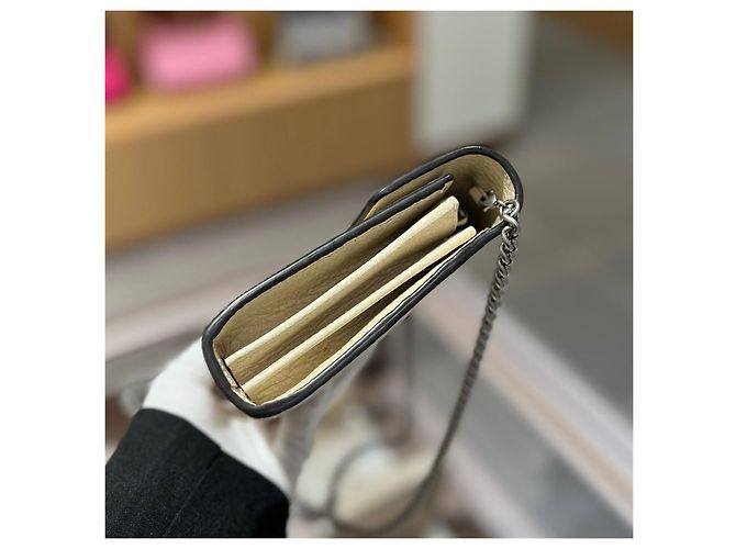 Gucci Dionysus Bag On Chain Off-white Leather - view 4
