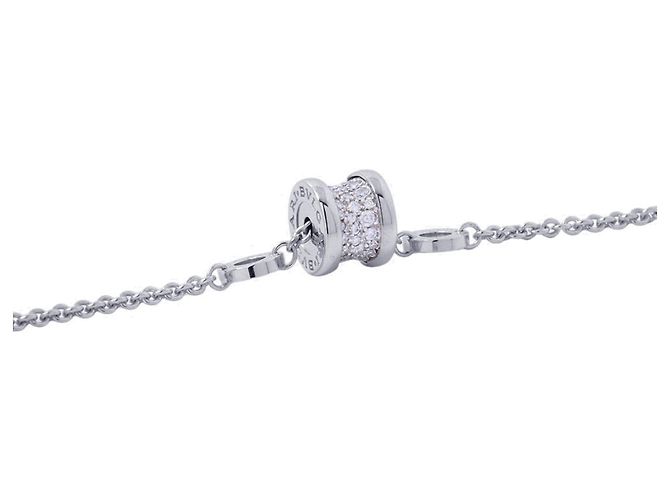 Bulgari Bracciale Bvlgari B.zero1 con charm diamante - vista 2