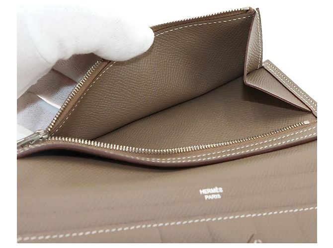 Hermès Hermes Bearn Soufflet Long Wallet - view 9