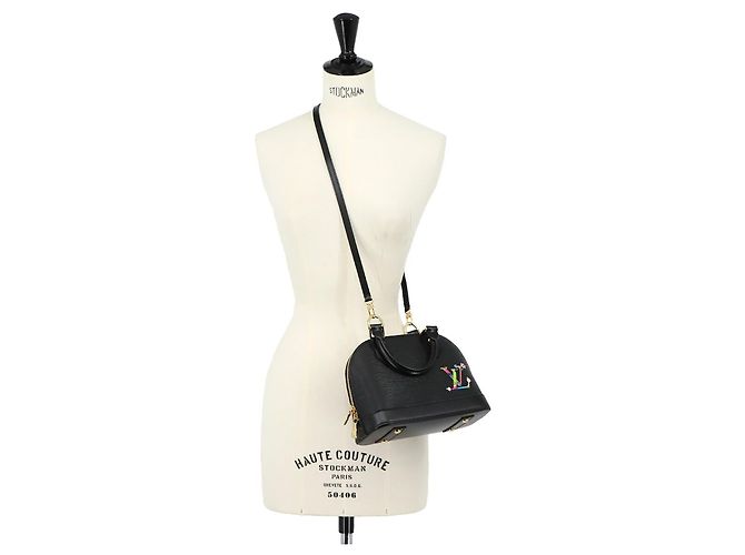 Borsa a mano Louis Vuitton Alma BB in pelle Epi - vista 10