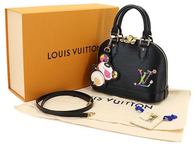 Borsa a mano Louis Vuitton Alma BB in pelle Epi - vista 2