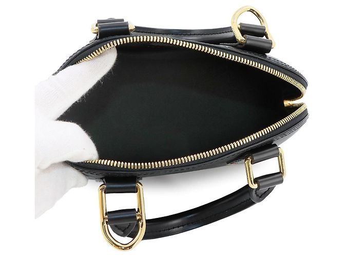 Borsa a mano Louis Vuitton Alma BB in pelle Epi - vista 7
